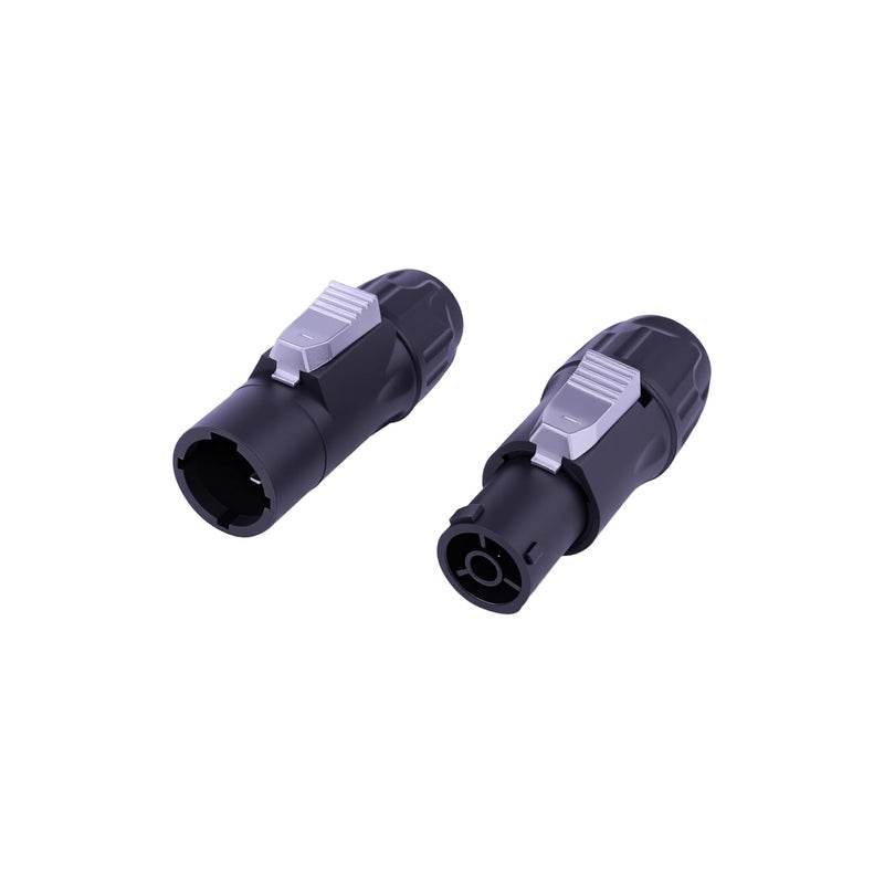 BESCOOS كابل طاقة Twist/DMX مقاوم للماء IP65 13AWG موصل طاقة خارجي SAC3FX إلى SAC3MX وموصل إشارة XLR للإضاءة المسرحية هجين مع تكامل إشارة طاقة مكبر الصوت النشط (6 أقدام) - Image 5